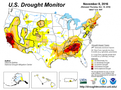 END OF THE AMERICAN DREAM - THE DROUGHT THAT WAS PROPHESIED TO HIT THE SOUTHERN UNITED STATES IS NOW HERE Us-dro10
