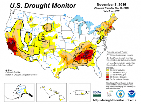 END OF THE AMERICAN DREAM - THE DROUGHT THAT WAS PROPHESIED TO HIT THE SOUTHERN UNITED STATES IS NOW HERE Us-dro11