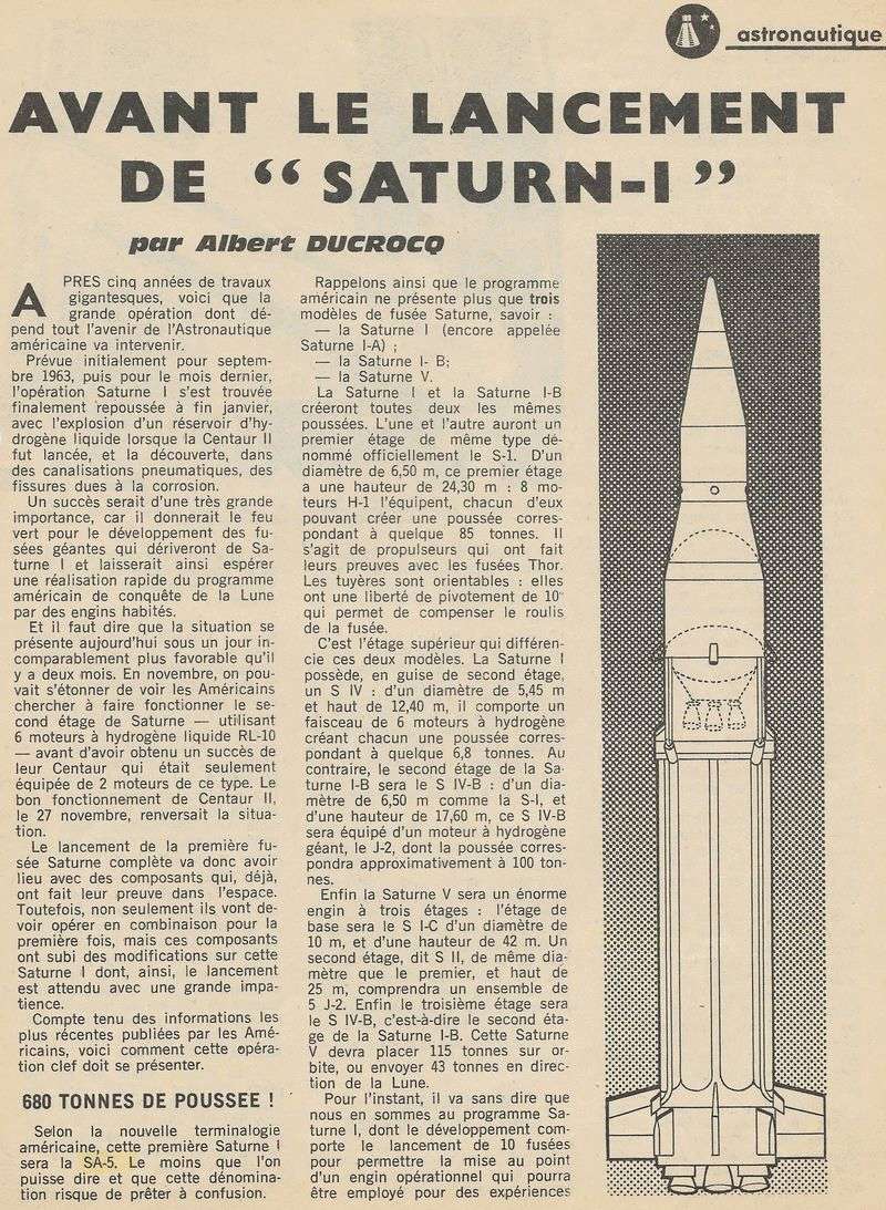 29 janvier 1964 - Saturn SA 5 64012010