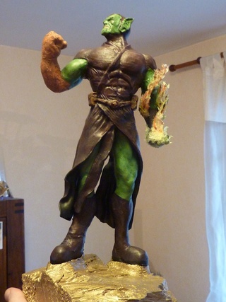 "Super Skrull" - Création sculpture originale en référence à "Annihilation" P1110110
