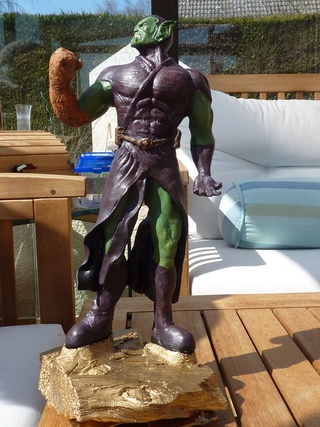 "Super Skrull" - Création sculpture originale en référence à "Annihilation" P1110114