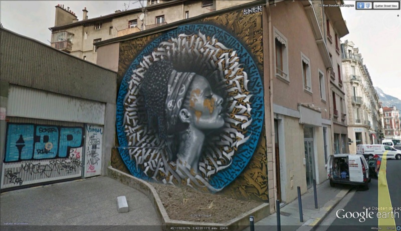 STREET VIEW : street art, grafs, tags et collages - Page 5 Afriqu10