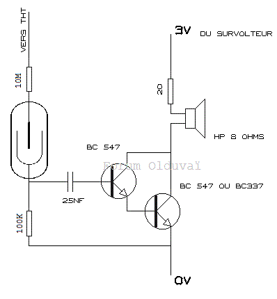 Circuit - Un projet de compteur geiger à transistors Detect11