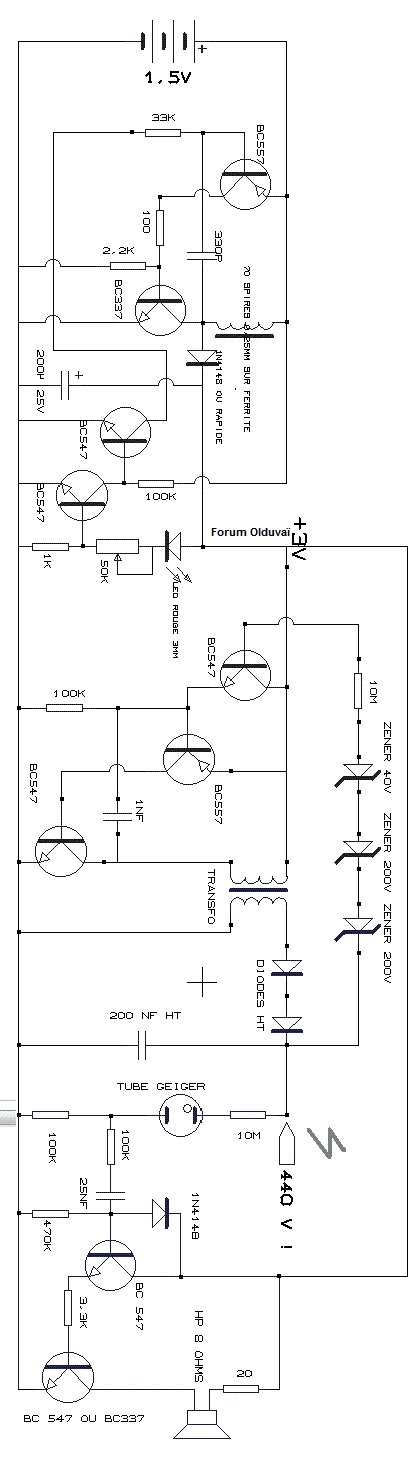 Un projet de compteur geiger à transistors Geigei11