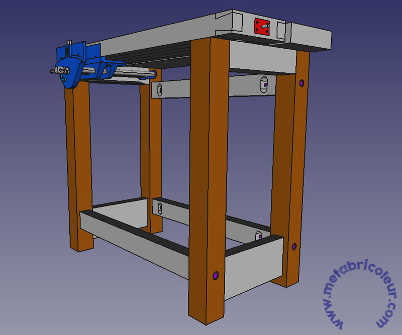 [FreeCAD] Un établi pour mon terrier 47156910