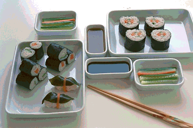 طريقه عمل السوشى  Sushi10