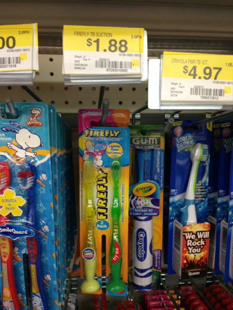 2-Pack Firefly Toothbrush Only $0.88 at Walmart Firefl10