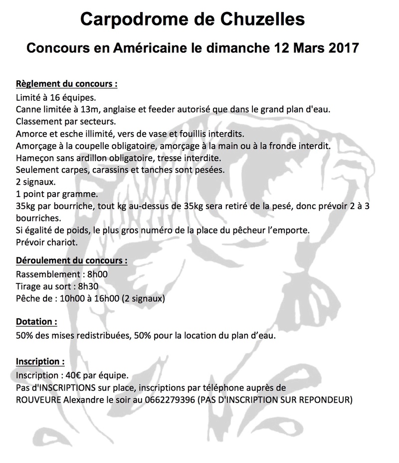 Concours en AM le 12 mars au carpodrome de chuzelles Concou11
