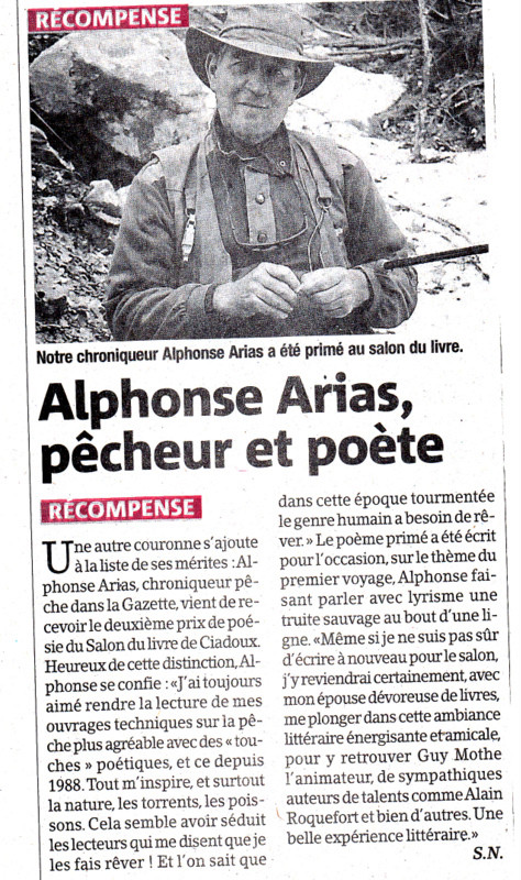 Alphonse Arias primé au salon du livre  Aa11