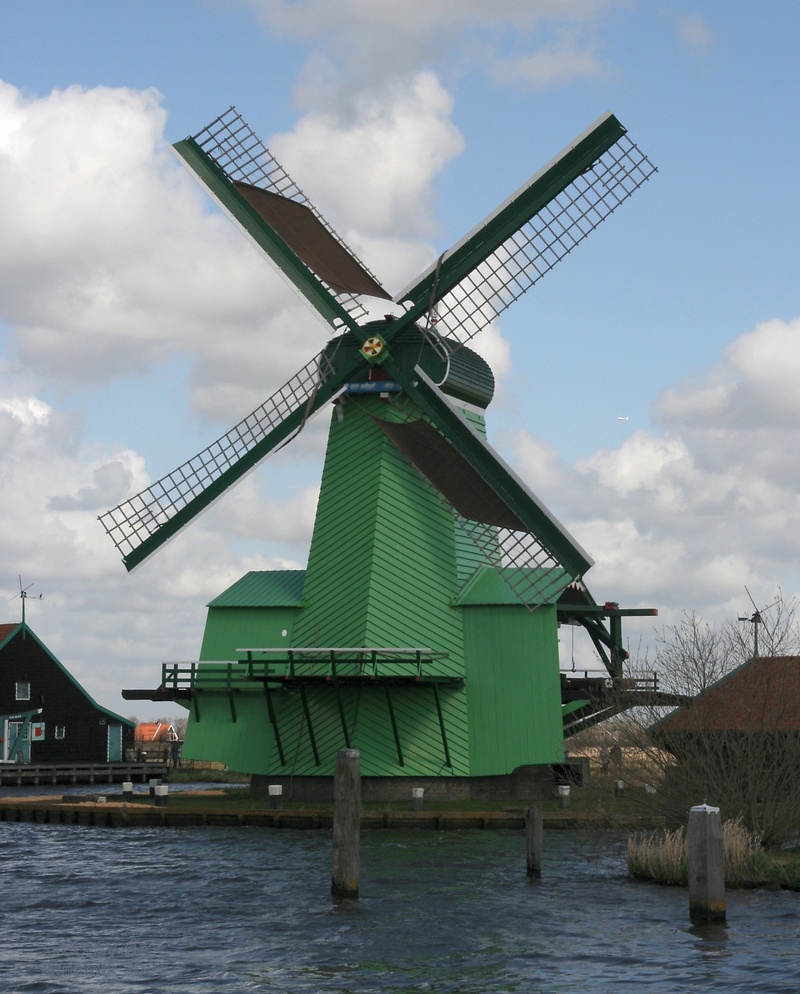 Paltrok : moulin à vent hollandais pour scier des bordages Zaanse10