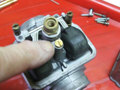Ressort vis de réglage ralenti DELL'ORTO pour carburateur SI 27.23 Note 1 -  réparation parfaite