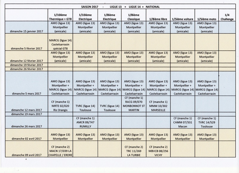 calendrier pour la saison 2017  110