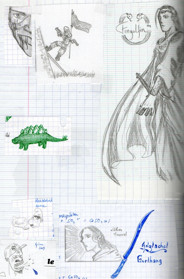 Dessins pendant les cours 2210