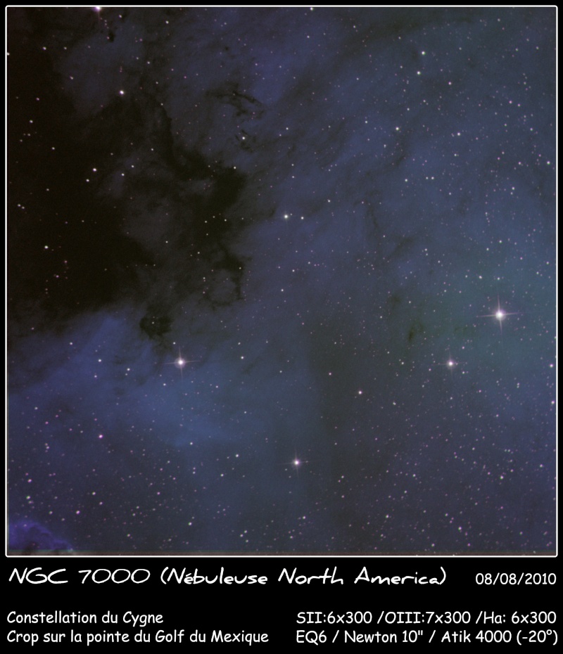Une partie de NGC7000 en SOH Ngc70010