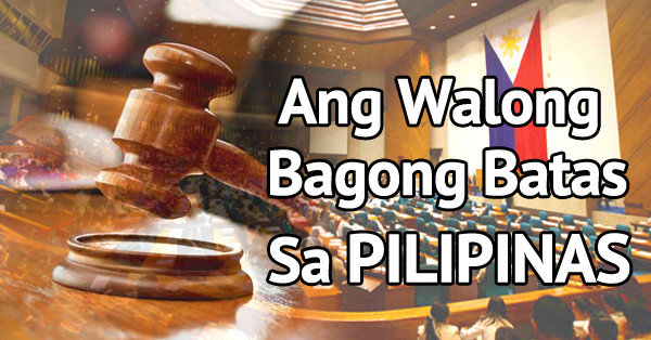 MUST-KNOW: 8 New Philippine Laws For Your Information Batas10