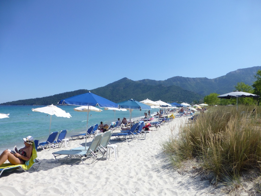 Greece, Island of Thassos, Golden Bay, 2013 05810