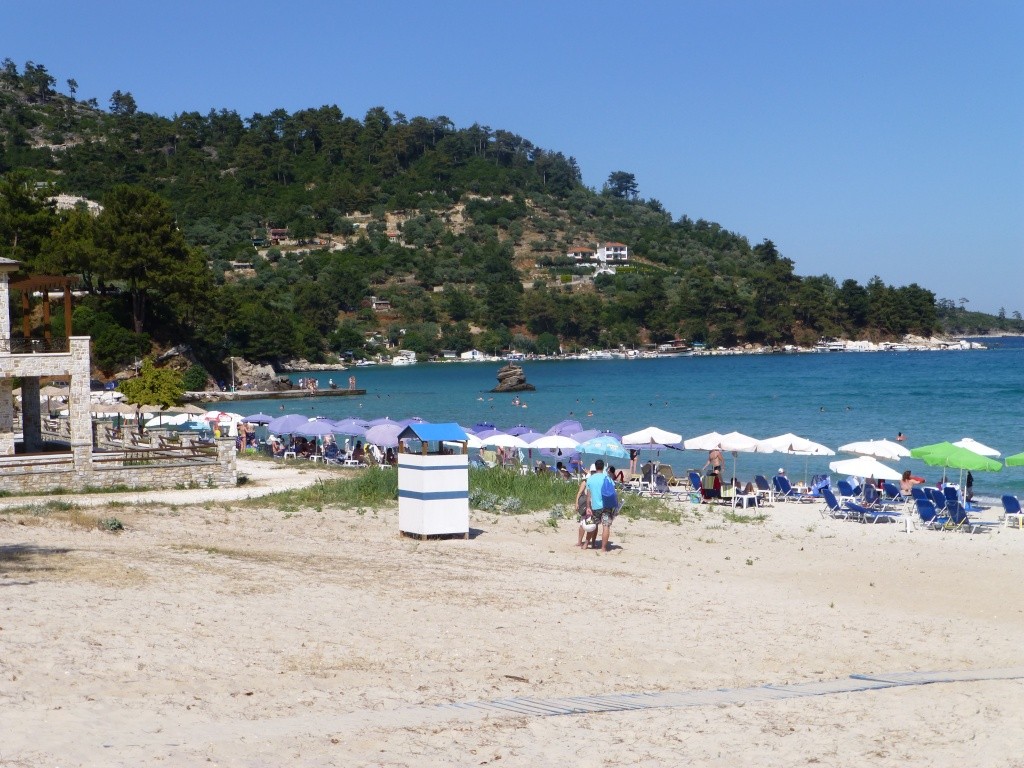 Greece, Island of Thassos, Golden Bay, 2013 06110