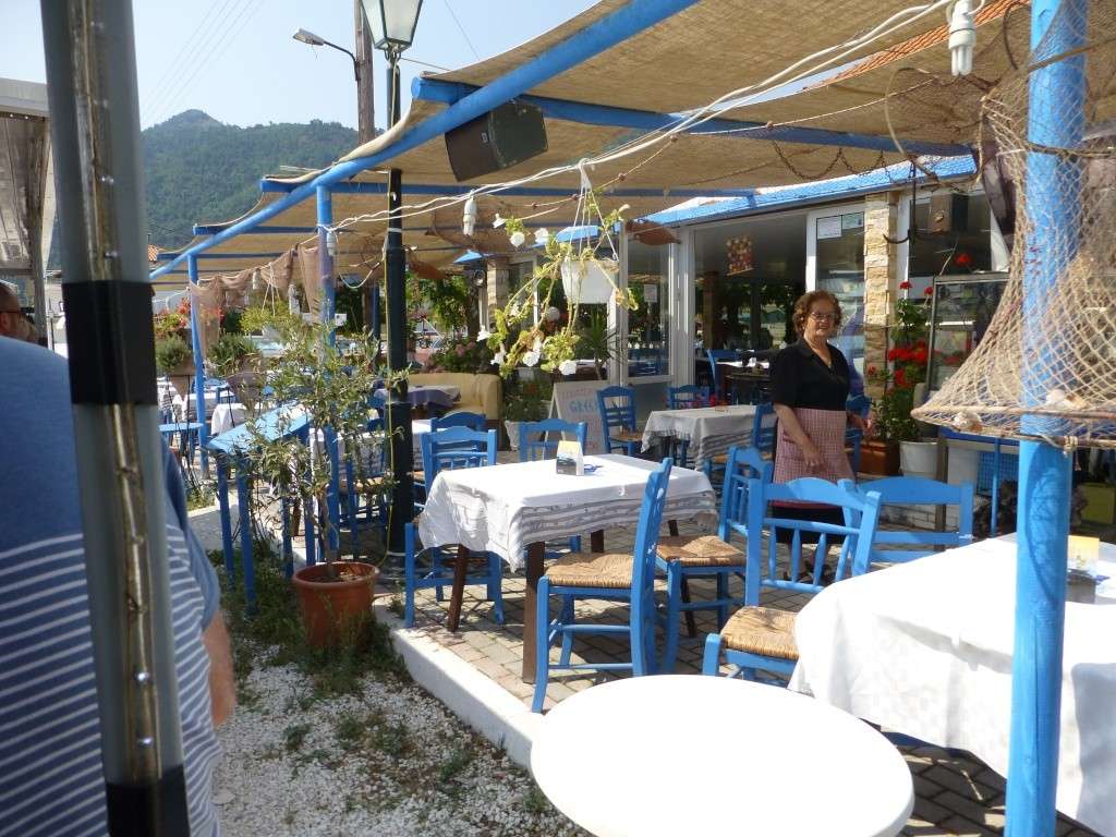 Greece, the Island of Thassos, Golden Beach, MiniTrain trip 56010