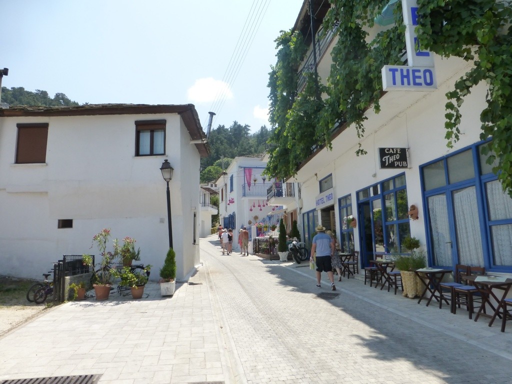 Greece, the Island of Thassos, Golden Beach, MiniTrain trip 61210