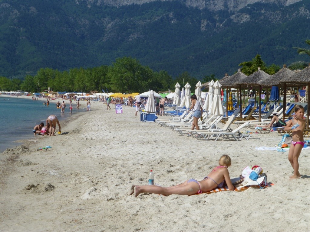 Greece, the Island of Thassos, Golden Beach walk 75710