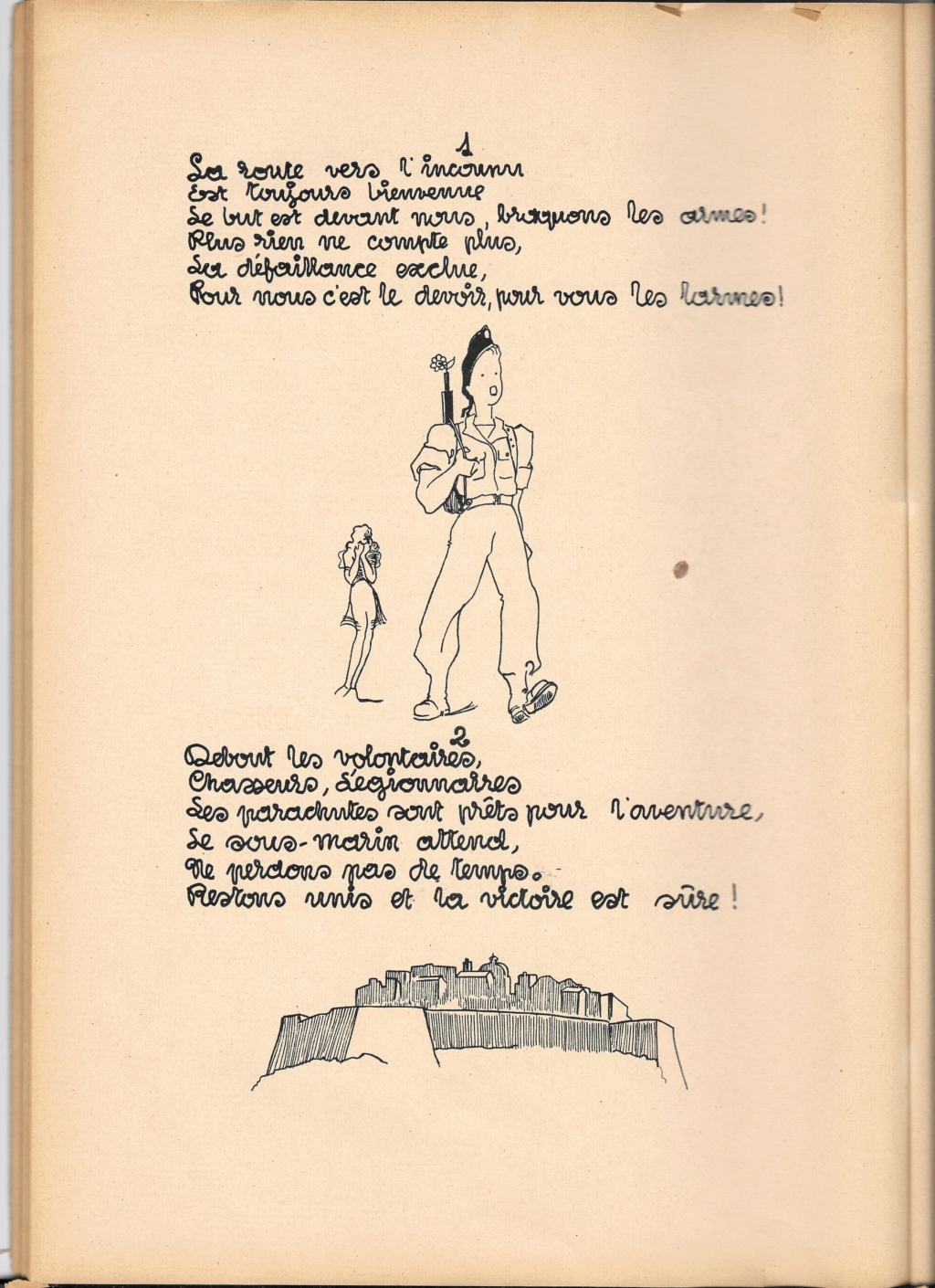 Recherche sur le bataillon de choc arrivé en Corse en 1943 , sous les ordres du commandant l'Herminier 7210