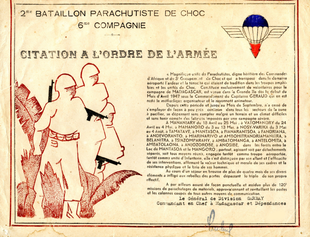 Les décorations au Choc 47/48 INDOCHINE et MADAGASCAR - Page 2 Citati32