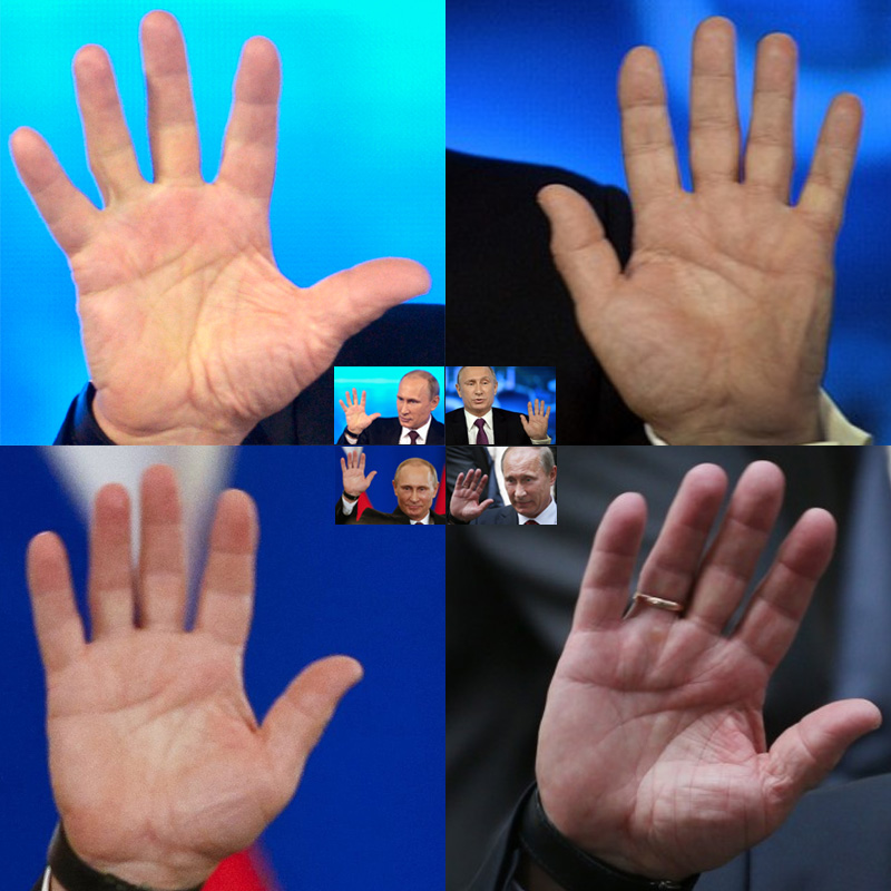 Any comments on Mr. Putin's hand? Vladim10