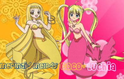 Mermaid Melody Coco and Luchia