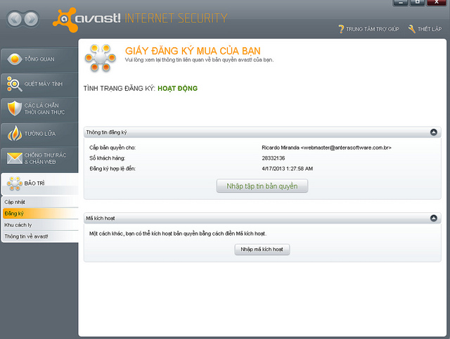 Avast! Pro 5.0.677 đến 2012 và Avast! Internet Security 5.0.677 - 2013 51883810