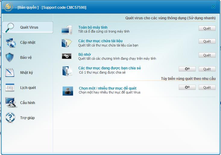 CMC Antivirus – Phần mềm diệt virus miễn phí của người Việt Cmc11