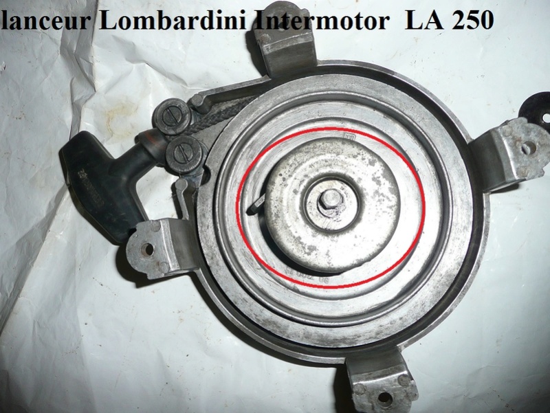 ( règlé )montage  lanceur  lombardini intermotor  LA 250 P1260912