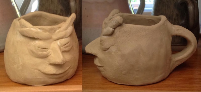 Casual Clay at the Quarry Arts Centre Whangarei: a recent bisque firing Mugyr10