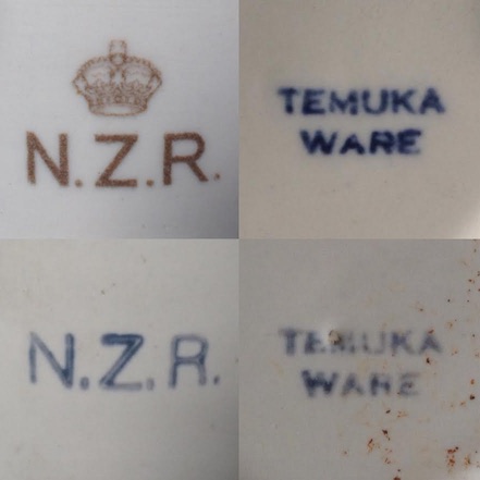 temuka - Old Temuka vitrified cups, including NZR railway cups: new shape(s) and backstamp(s) for the GALLERY Temuka13