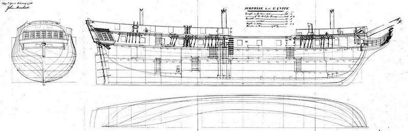 HMS Surprise d'AL au 1/48e Padsur11