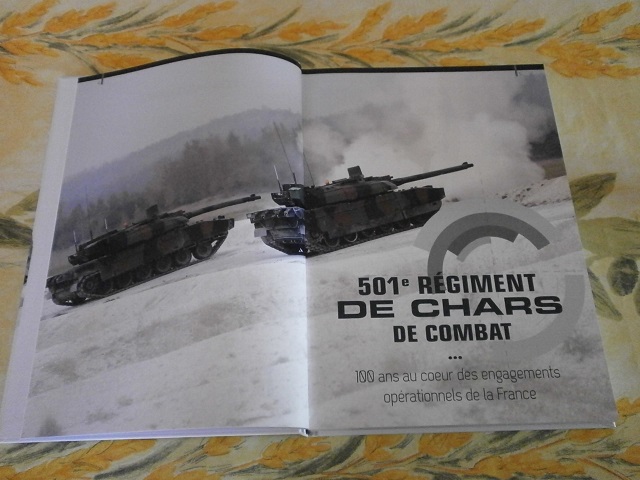 livre sur les 100ans du 501 Regiment de char de combat Livre149