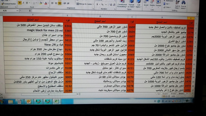 منتجات ماى واى التى توفرت اليوم الخميس 10-11-2016  بفرع المنصوره 010