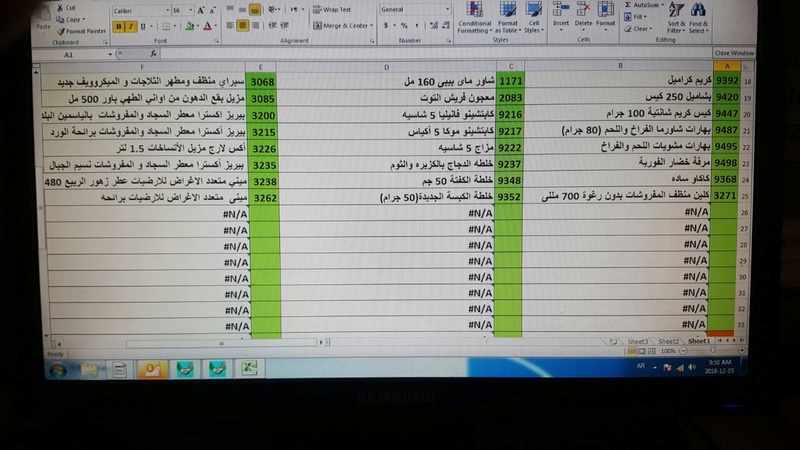 منتجات جديده توفرت من مصانع ماي واي اليوم الاثنين 5-12-2016  بفرع المنصوره 80117