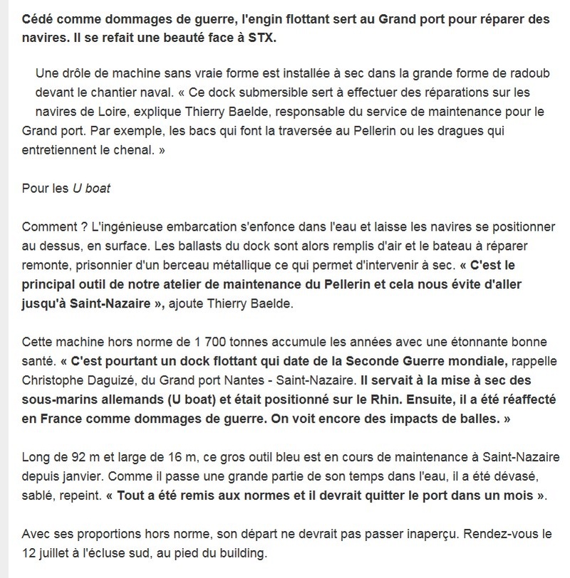 Et pourquoi pas un dock flottant ! Texte10