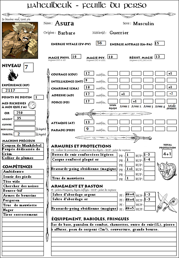 Fiche d'Asura 14102412