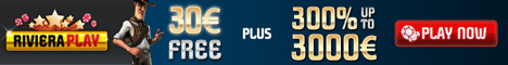 Riviera Play Casino 30€/$ Bono Sin Deposito Bono 3000€/$ Rivier10
