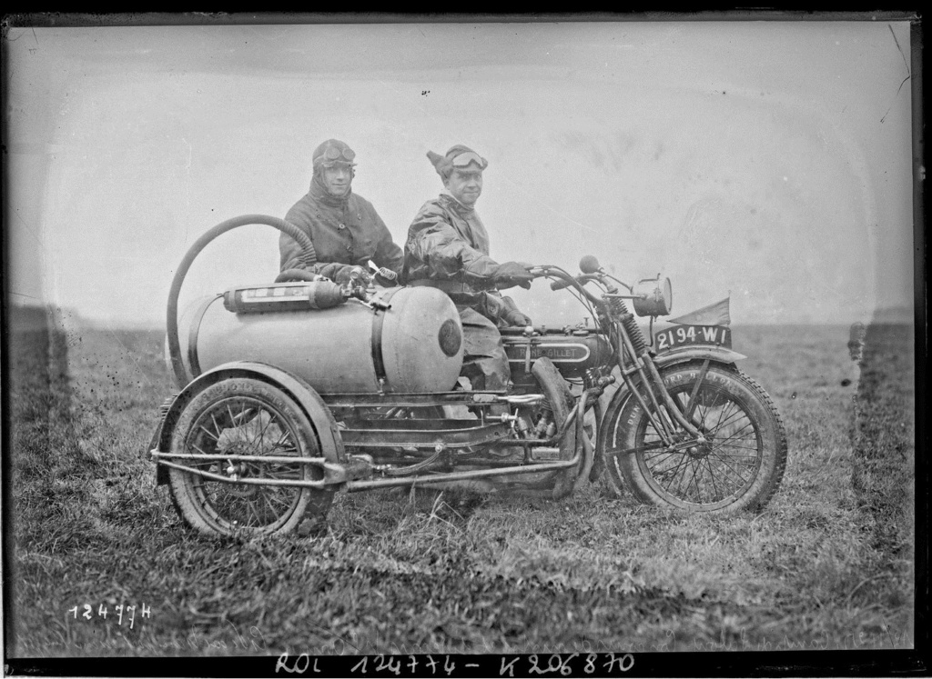 Concours de motos et side-cars pour l'armée en 1927 15-11-18