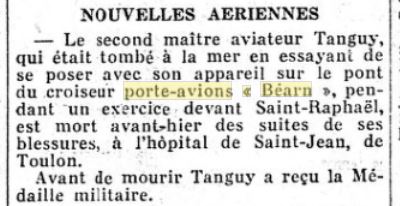  L'actualité du navire Béarn au travers de la presse (années 30 à 35) - Page 2 19301221