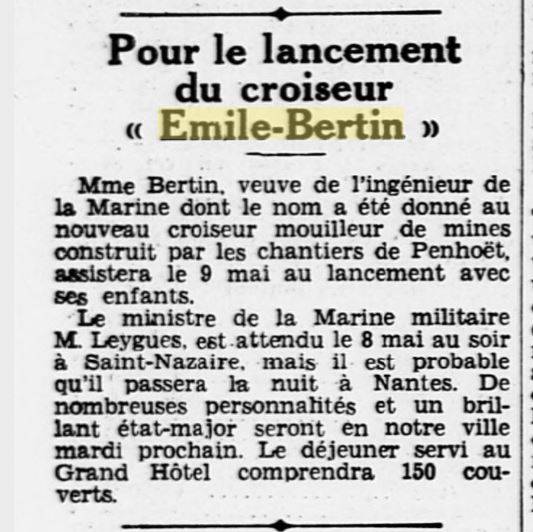 Le croiseur Emile-Bertin pendant la guerre 1933-018