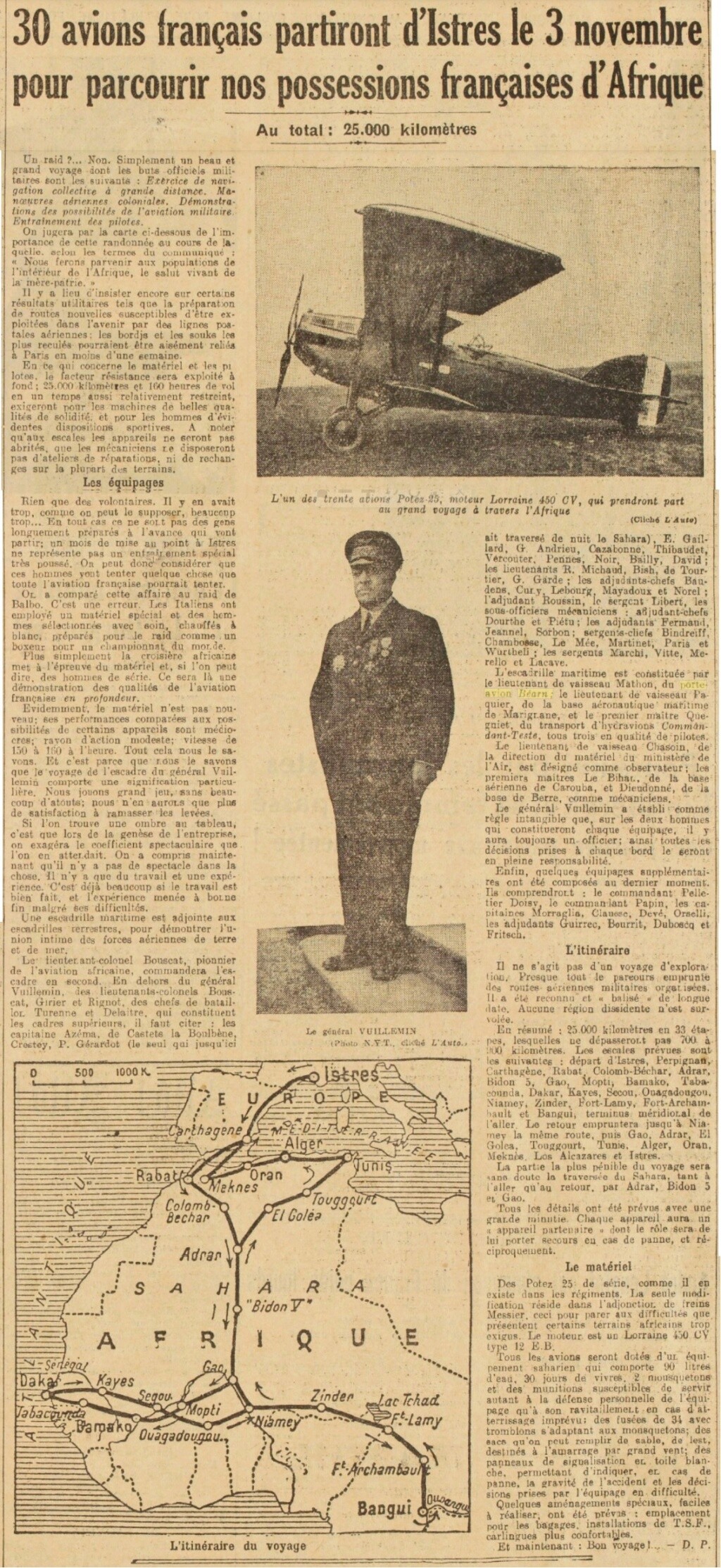  L'actualité du navire Béarn au travers de la presse (années 30 à 35) 19331013