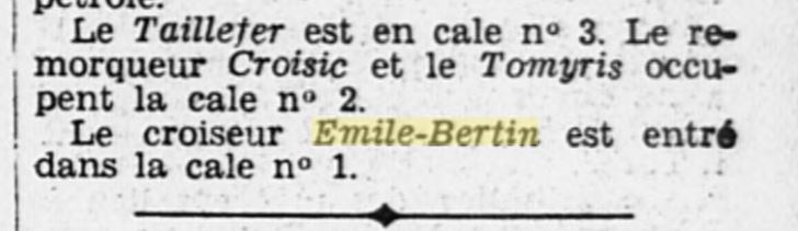 Le croiseur Emile-Bertin pendant la guerre 1934-036