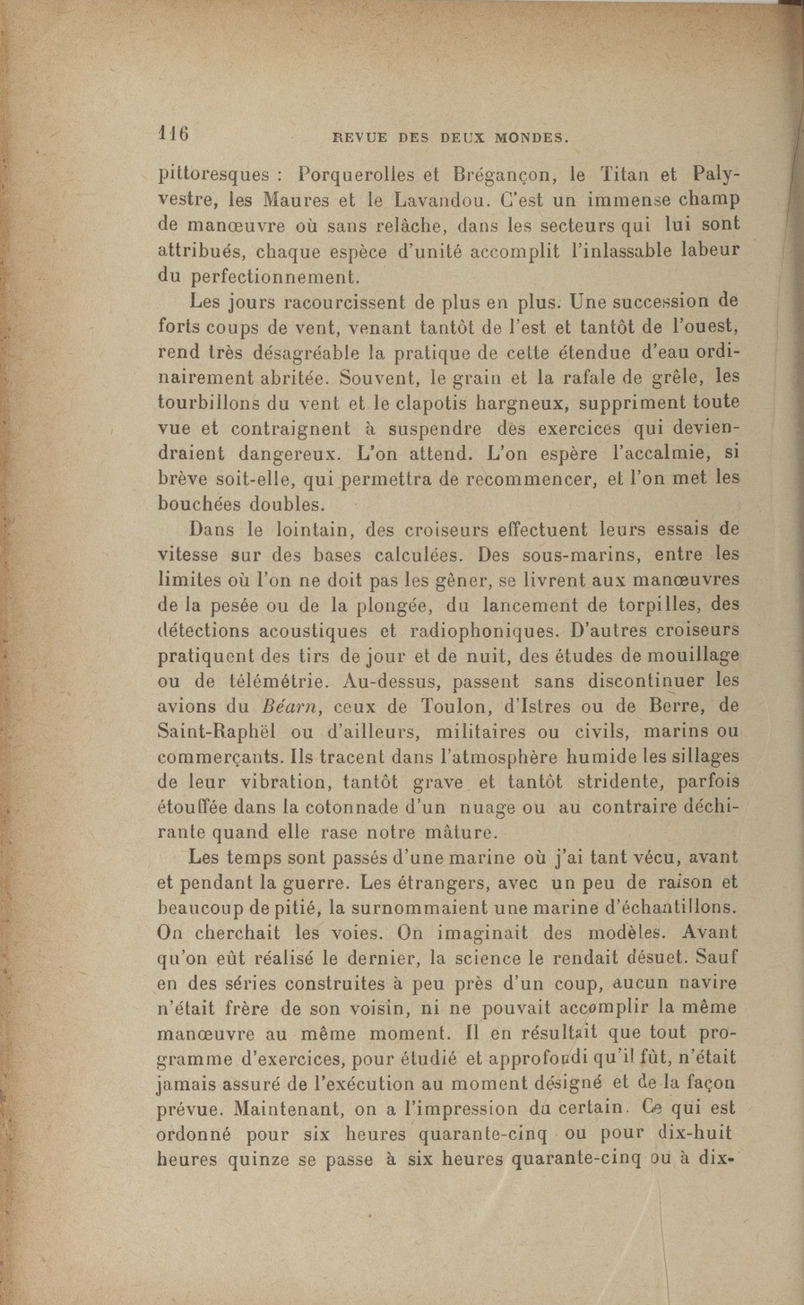  L'actualité du navire Béarn au travers de la presse (années 30 à 35) 19340316