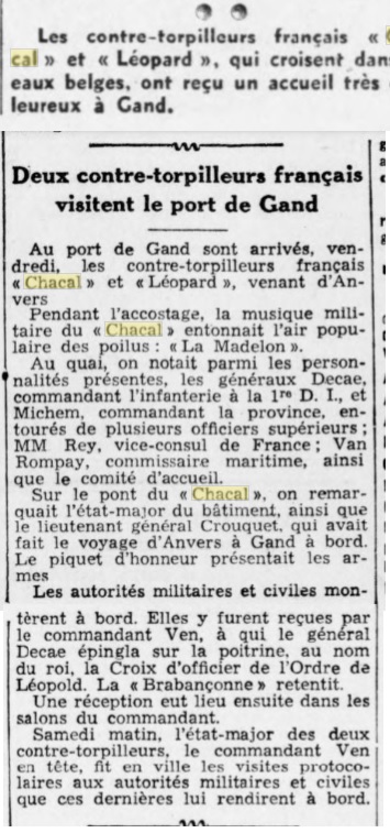 Le contre-torpilleur Chacal - Page 2 19360811