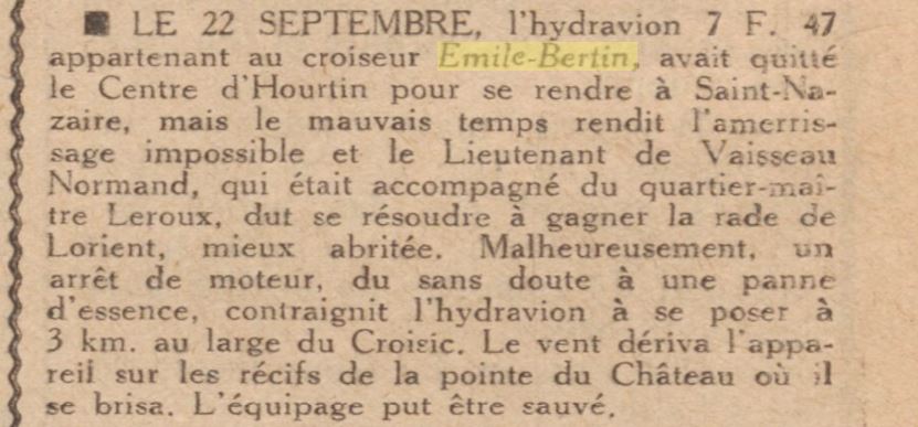 Le croiseur Emile-Bertin pendant la guerre - Page 2 1937-062