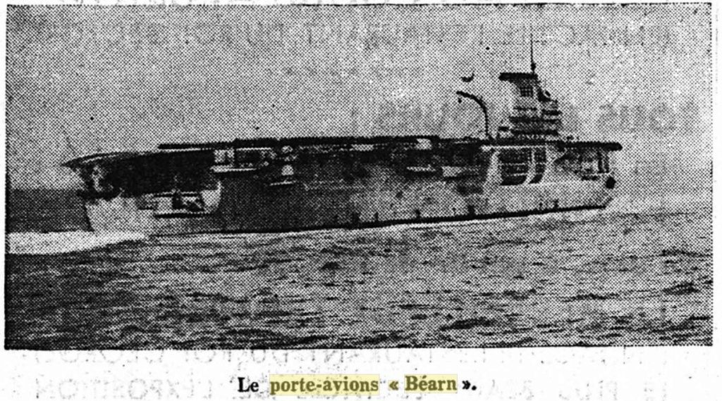  L'actualité du navire Béarn au travers de la presse (années 36 à 39)   19371014