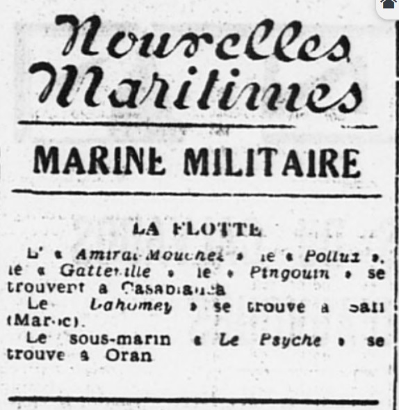 Position des unités après l'armistice 19400732